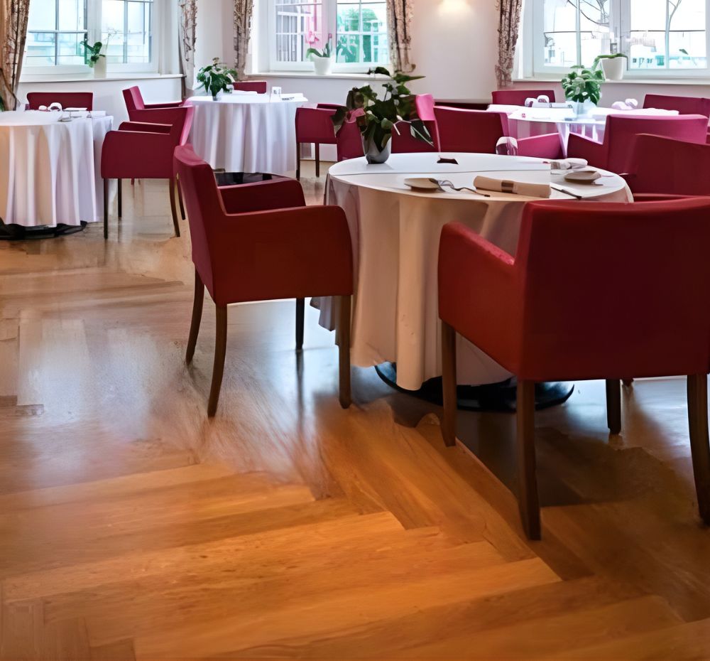 Exemplo de projeto de piso de madeira